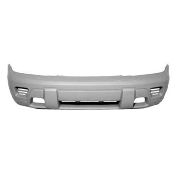 Bumper Cover Front w/o Fog Lamps Primed for Chevrolet Trailblazer 2002-2009