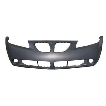Bumper Cover Front w/o CTF Pkg w/o Sport Pkg Primed CAPA for Pontiac G6 Base GT 2005-2009