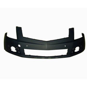 Bumper Cover Front w/o Headlamp Washer w/Front Parking Aid Primed for Cadillac SRX 2010-2012