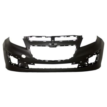 Bumper Cover Front w/Sport Pkg w/o Integral Lower Grille Primed for Chevrolet Spark 2013-2015