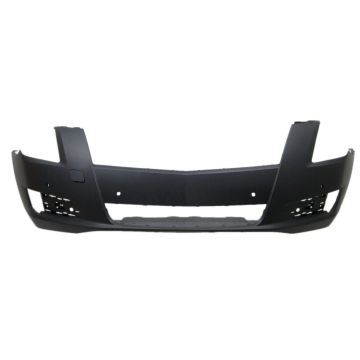 Bumper Cover Front w/Collision w/o Steering Aid w/o Parallel Park Assist w/DRL w/PDC Primed CAPA for Cadillac XTS 2013