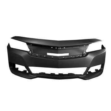 Bumper Cover Front w/o Adaptive Cruise Ctrl w/Active Grille Shutter Primed CAPA for Chevrolet Impala LT LTZ LS 2014-2019