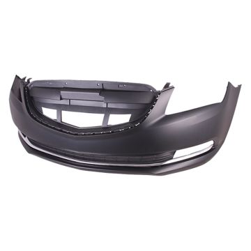 Bumper Cover Front w/o Adaptive Cruise Control Primed CAPA for Buick LaCrosse 2014-2016