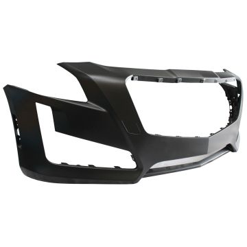 Bumper Cover Front w/o Pre-Collision System w/o Park Assist Sensors Primed CAPA for Cadillac CTS Sedan Base 2014-2019