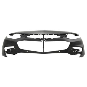 Bumper Cover Front w/LED DRL w/Park Assist w/Parallel Park Assist Primed CAPA for Chevrolet Malibu Premier LT 2016-2018
