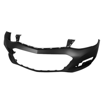 Bumper Cover Front w/RS Pkg Primed CAPA for Chevrolet Cruze Sedan Premier LT 2016-2018