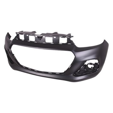 Bumper Cover Front w/o Parking Sensor Primed for Chevrolet Spark 2016-2018