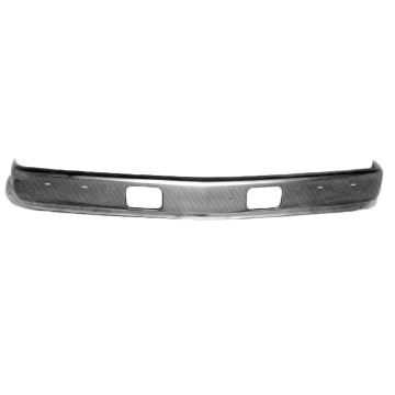 Bumper Face Bar Front w/Impact Strip Bright Step Type w/Air Intake Holes Chrome CAPA for Chevrolet C1500 Suburban C2500 C3500 K1500 K2500 K3500 R20 GMC C1500 Suburban C2500 C3500 K1500 K2500 K3500 Yukon