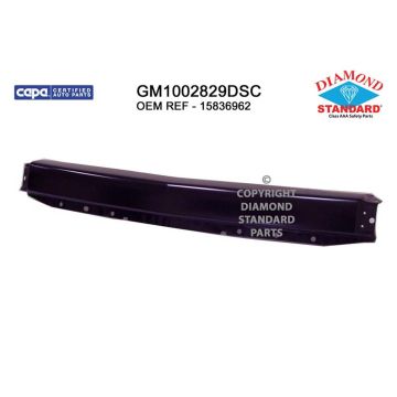 Bumper Face Bar Front Black/Primed CAPA for Chevrolet Silverado 1500 2007-2010