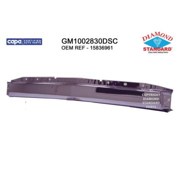Bumper Face Bar Front Chrome CAPA for Chevrolet Silverado 1500 2007-2008