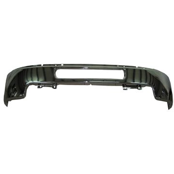 Bumper Face Bar Front w/o Fog Lamps Chrome CAPA for Chevrolet Silverado 2500 HD Silverado 3500 HD