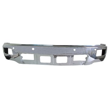 Bumper Face Bar Front w/Fog Lamps w/Parking Aid Sensors Chrome for Chevrolet Silverado 1500 2014-2015
