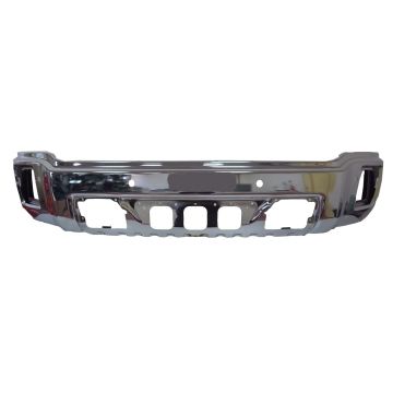 Bumper Face Bar Front w/Park Assist Chrome for GMC Sierra 1500 2014-2015