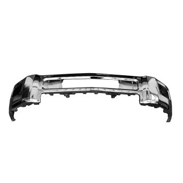 Bumper Face Bar Front w/Fog Lamps w/o Parking Aid Sensors Chrome for Chevrolet Silverado 2500 HD 2015-2019