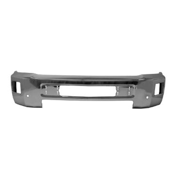 Bumper Face Bar Front w/Fog Lamps w/Parking Aid Sensors Chrome for Chevrolet Silverado 2500 HD 2015-2019