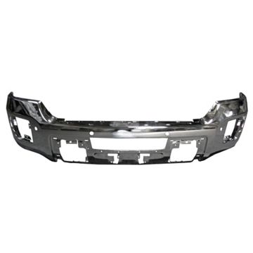 Bumper Face Bar Front w/Parking Aid Sensors Chrome for GMC Sierra 2500 HD Sierra 3500 HD