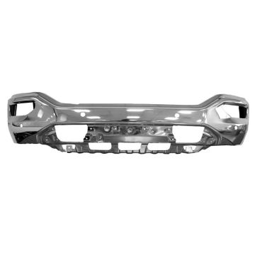 Bumper Face Bar Front w/Park Assist Chrome for GMC Sierra 1500 SLT 2016-2019