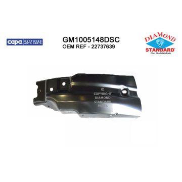Bumper Extension Front Right Outer Impact Bar CAPA for Chevrolet Silverado 1500 2007-2013