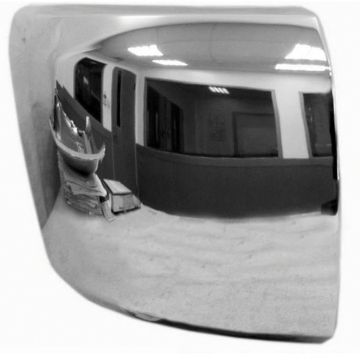 Bumper Extension Front Right Outer w/o Fog Lamps Chrome for Chevrolet Silverado 1500 2012-2013