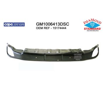 Bumper Cover Reinforcement Front Steel CAPA for Buick Rainier Chevrolet Trailblazer GMC Envoy Isuzu Ascender Oldsmobile Bravada