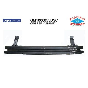 Bumper Cover Reinforcement Front w/o Off Road Pkg 2nd Design CAPA for Cadillac Escalade Escalade ESV Escalade EXT Chevrolet Avalanche Suburban 1500 Suburban 2500 GMC Yukon XL 1500
