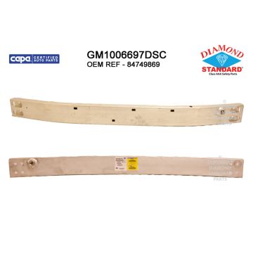 Bumper Cover Reinforcement Front Aluminum CAPA for Chevrolet Equinox GMC Terrain