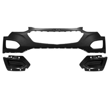 Bumper Cover Front Upper Primed for Chevrolet Equinox LS 2016-2017