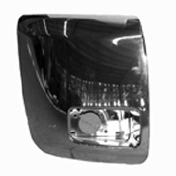 Bumper Cover Front Right w/Fog Lamps Face Bar Cap Chrome for Chevrolet Silverado 2500 HD Silverado 3500 HD