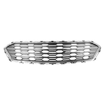 Bumper Cover Grille Front w/o RS Pkg CAPA for Chevrolet Cruze Sedan Premier 2016-2018