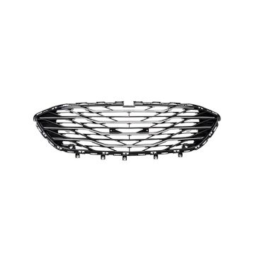 Bumper Cover Grille Front w/Park Assist System Black CAPA for Chevrolet Malibu Premier 2019-2022