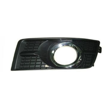 Bumper Insert Front Left Fog Lamp Bezel w/Fog Lamps Chrome for Cadillac SRX 2010-2016