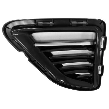 Bumper Insert Front Left w/50th Anniversary Pkg w/Satin Chrome Insert w/o 1LE Performance Pkg w/Hot Wheels Pkg Outer Grille for Chevrolet Camaro Convertible Coupe SS 2017-2018