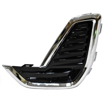 Bumper Insert Front Left Fog Lamp Opening Cover w/o Fog Lamps Chrome for GMC Acadia 2020-2023
