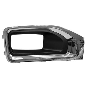 Bumper Insert Front Right Fog Lamp Bezel w/Fog Lamps Chrome for GMC Yukon Yukon XL