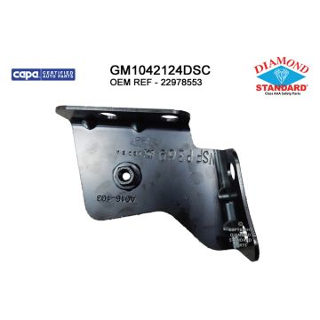 Bumper Cover Support Front Left Outer CAPA for Chevrolet Silverado 2500 HD 2015-2019