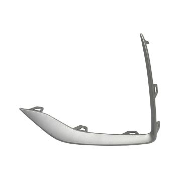 Bumper Cover Molding Front Left w/o Sport Touring Pkg Fog Lamp Opening Trim Black for Buick Encore GX 2020-2023