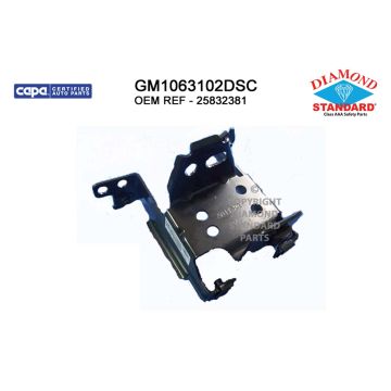 Bumper Support Front Right Inner Bracket CAPA for GMC Sierra 2500 HD Sierra 3500 HD