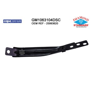 Bumper Support Front Right Reinforcement Bracket CAPA for GMC Sierra 2500 HD Sierra 3500 HD
