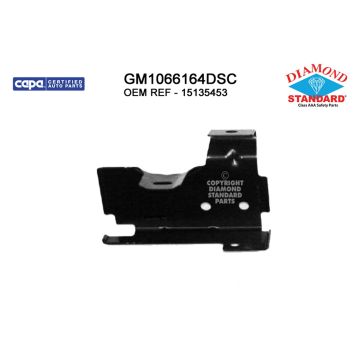 Bumper Bracket Front Left Impact Bar Brace CAPA for GMC Sierra 1500 Sierra 1500 Classic