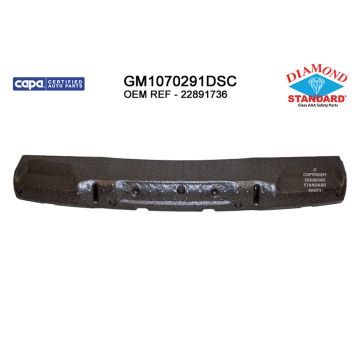 Bumper Impact Absorber Front CAPA for GMC Canyon 2015-2020