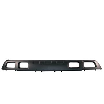 Bumper Deflector Front w/o Body Cladding w/Fog Lamps Charcoal Black CAPA for Chevrolet Avalanche 1500 Avalanche 2500 Silverado 1500 Silverado 1500 Classic Silverado 2500 Silverado 2500 HD Silverado 2500 HD Classic Silverado 3500 Silverado 3500 Classic