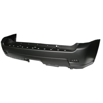 Bumper Cover Rear w/Single or Two-Tone Paint All Smooth Finish Primed CAPA for Chevrolet Trailblazer LT LS 2006-2009
