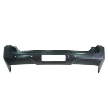 Bumper Cover Rear w/o Flare Holes w/Object Sensor Primed for Chevrolet Suburban 1500 Suburban 2500 GMC Yukon XL 1500