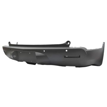 Bumper Cover Rear w/Rear Object Sensor w/Single Exhaust for Chevrolet Traverse 2009-2012