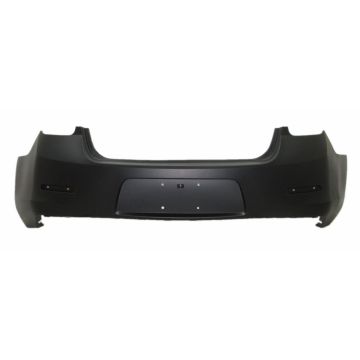 Bumper Cover Rear w/o Side Object Sensors w/Rear Vision Camera w/o Parking Sensors Primed CAPA for Chevrolet Malibu Malibu Limited