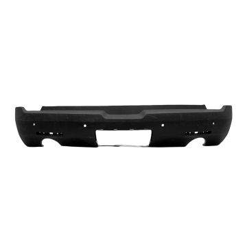Bumper Cover Rear 1st Design To VIN 196363 2nd Design w/Parking Aid Sensors Primed CAPA for Chevrolet Traverse L RS LT LS 2018-2021