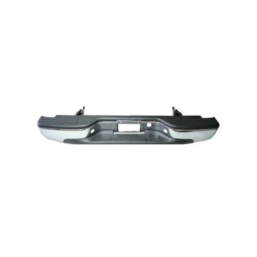 Bumper Assembly Rear Chrome CAPA for Chevrolet Silverado 1500 Silverado 1500 Classic Silverado 2500 Silverado 3500 GMC Sierra 1500 Sierra 1500 Classic Sierra 2500 Sierra 3500