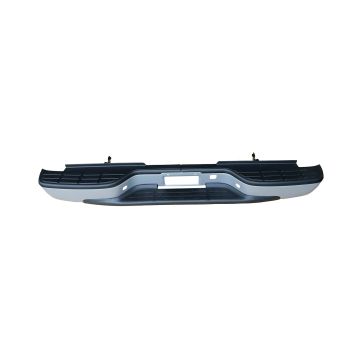 Bumper Assembly Rear Step Bumper w/Brackets/Pads/Lamps Primed CAPA for Chevrolet Silverado 2500 HD Silverado 2500 HD Classic Silverado 3500 Silverado 3500 Classic GMC Sierra 2500 HD Sierra 2500 HD Classic Sierra 3500 Sierra 3500 Classic