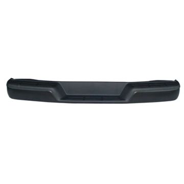 Bumper Assembly Rear w/o Object Sensor Includes Pad/Brackets/End Caps Black for Chevrolet Express 1500 Express 2500 Express 3500 GMC Savana 1500 Savana 2500 Savana 3500