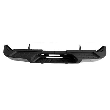 Bumper Assembly Rear Dual Rear Wheels w/Rear Object Sensor w/o Snsr Comp Chrome CAPA for Chevrolet Silverado 3500 HD GMC Sierra 3500 HD
